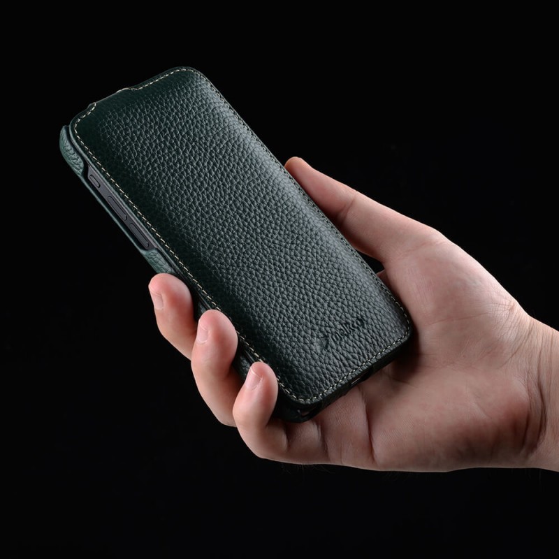 Classic Flip Leather Anti-drop Phone Case with Full Protection and Anti-fingerprint Features